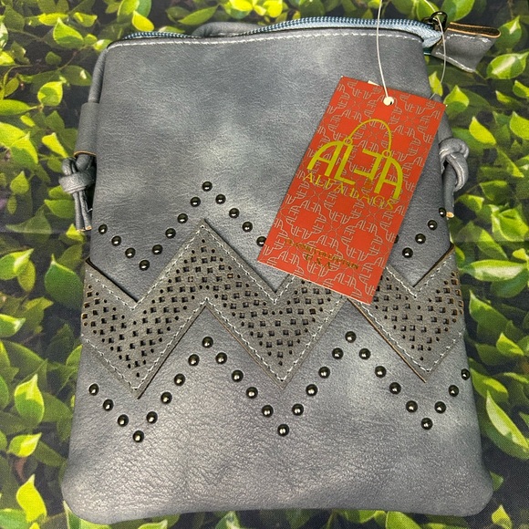 Women's Stylish Gray Crossbody Bag - Picture 1 of 4